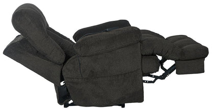 Catnapper - Sterling Power Headrest w/Lumbar Power Lay Flat Recliner w/Dual Heat & Massage in Pewter - 764788-7/1804-68 veiw 9