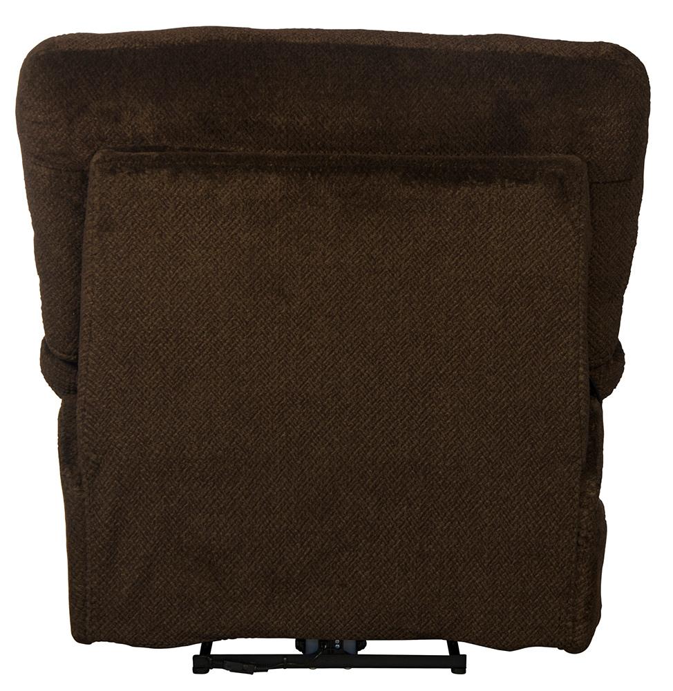 Catnapper - Sterling Power Headrest w/Lumbar Power Lay Flat Recliner w/Dual Heat & Massage in Chocolate - 764788-7/1804-39 veiw 4