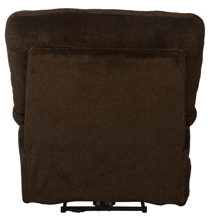 Catnapper - Sterling Power Headrest w/Lumbar Power Lay Flat Recliner w/Dual Heat & Massage in Chocolate - 764788-7/1804-39 veiw 4