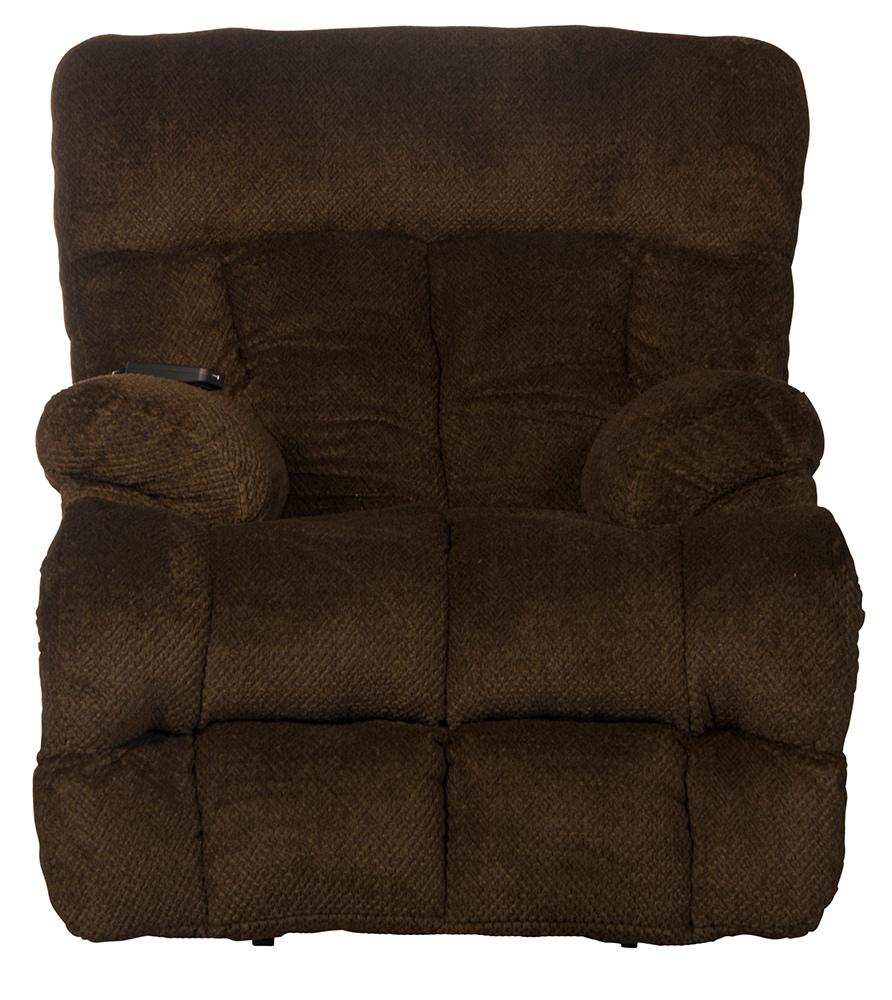 Catnapper - Sterling Power Headrest w/Lumbar Power Lay Flat Recliner w/Dual Heat & Massage in Chocolate - 764788-7/1804-39 veiw 5