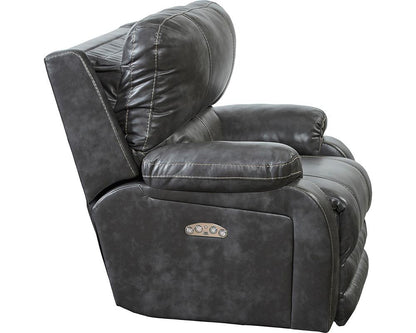 Catnapper - Thornton Power Headrest Power Lay Flat Recliner in Steel - 647627115278125278 veiw 2