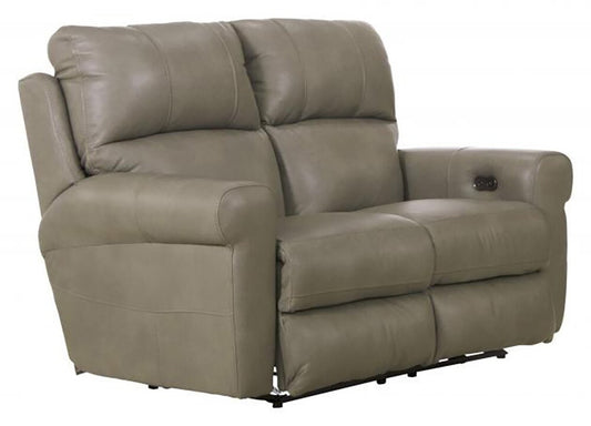 Catnapper - Torretta Power Lay Flat Reclining Loveseat in Putty - 64572/1273-56/3073-56 view 1