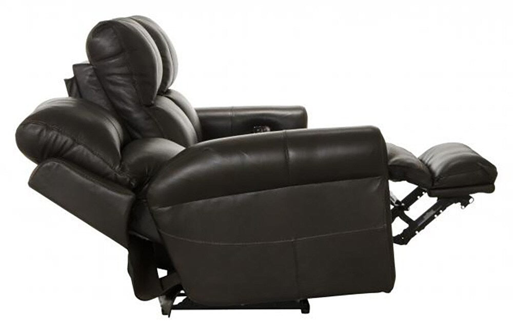 Catnapper - Torretta Power Lay Flat Reclining Sofa in Chocolate - 64571/1273-89/3073-89 veiw 4