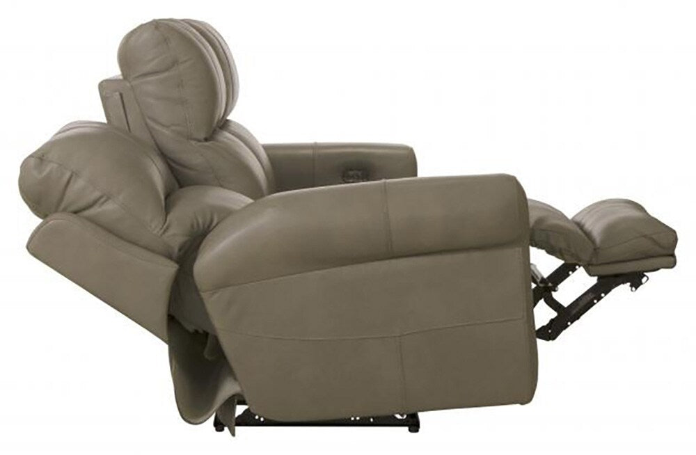 Catnapper - Torretta Power Lay Flat Reclining Sofa in Putty - 64571/1273-56/3073-56 veiw 4