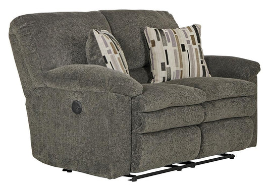 Catnapper - Tosh Power Reclining Loveseat in Pewter/Café - 61272140538250029 veiw 1