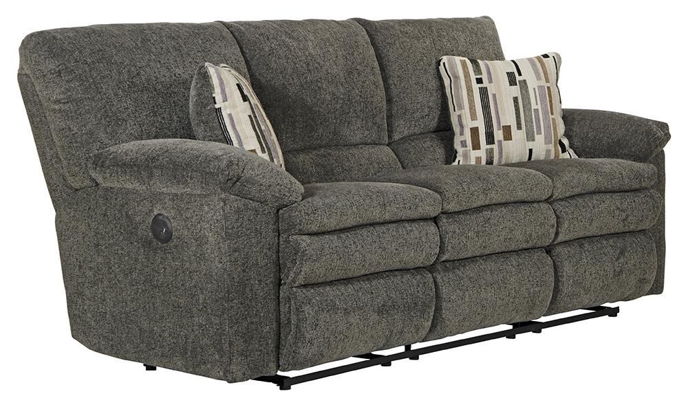 Catnapper - Tosh Power Reclining Sofa in Pewter/Café - 61271/1405-38/2500-29 view 1