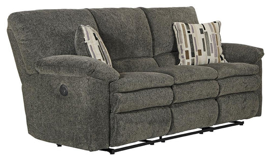 Catnapper - Tosh Power Reclining Sofa in Pewter/Café - 61271/1405-38/2500-29 view 1