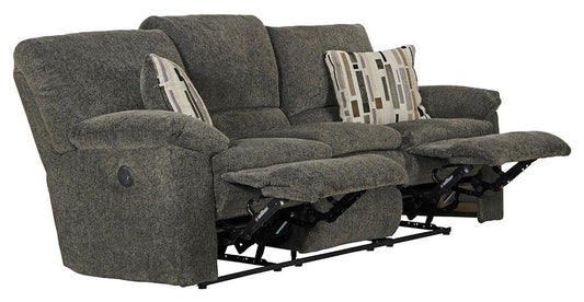 Catnapper - Tosh Power Reclining Sofa in Pewter/Café - 61271/1405-38/2500-29 view 2
