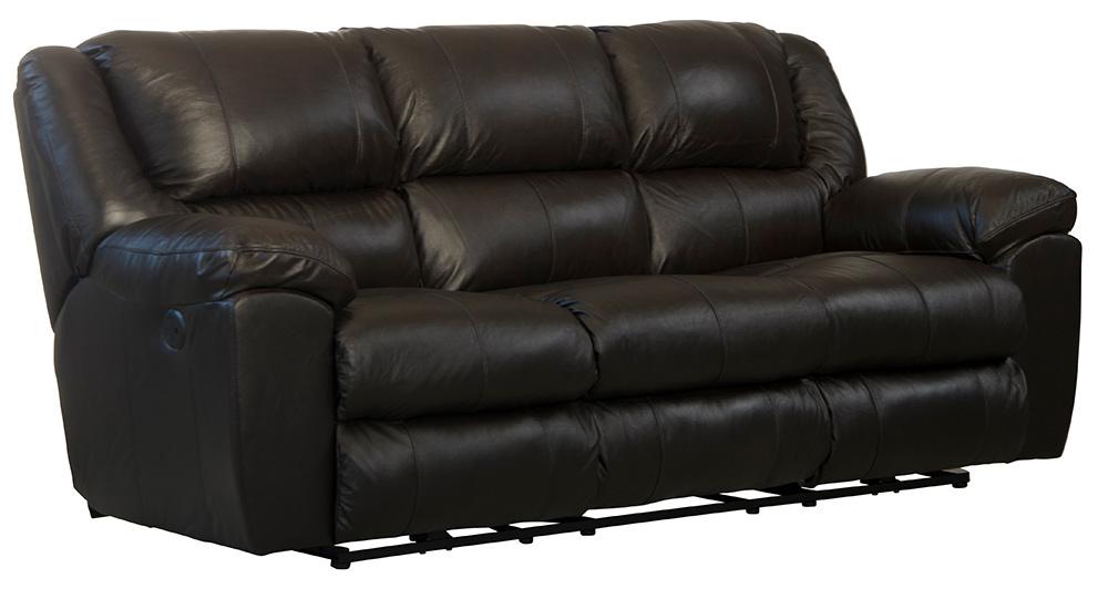 Catnapper - Transformer II Power Ultimate Sofa w/3 Recliners & Drop Down Table in Chocolate - 649145128429308429 veiw 1
