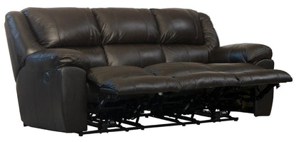Catnapper - Transformer II Power Ultimate Sofa w/3 Recliners & Drop Down Table in Chocolate - 649145128429308429 veiw 4