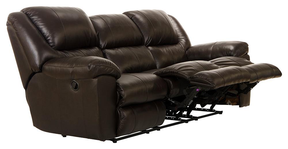 Catnapper - Transformer II Ultimate Sofa w/3 Recliners & Drop Down Table in Chocolate - 49145128429308429 veiw 3