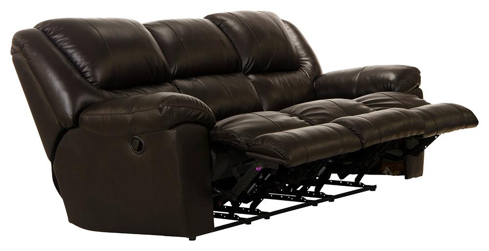 Catnapper - Transformer II Ultimate Sofa w/3 Recliners & Drop Down Table in Chocolate - 49145128429308429 veiw 4