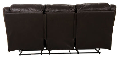 Catnapper - Transformer II Ultimate Sofa w/3 Recliners & Drop Down Table in Chocolate - 49145128429308429 veiw 5