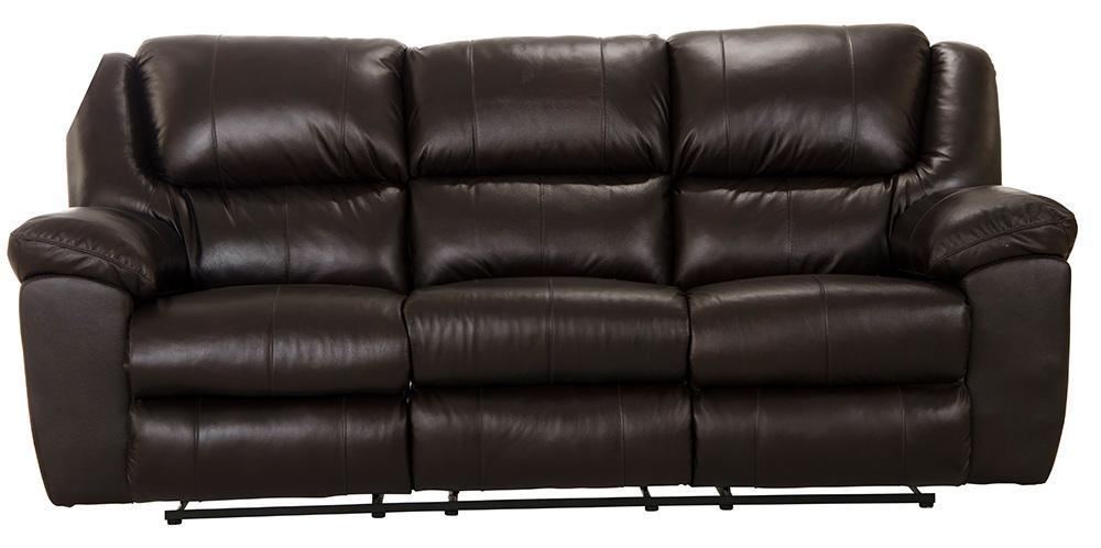 Catnapper - Transformer II Ultimate Sofa w/3 Recliners & Drop Down Table in Chocolate - 49145128429308429 veiw 6