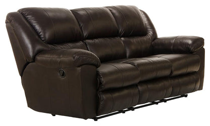 Catnapper - Transformer II Ultimate Sofa w/3 Recliners & Drop Down Table in Chocolate - 49145/1284-29/3084-29 view 1