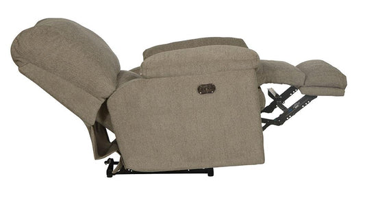 Catnapper - Tyler Power Wall Hugger Recliner in Pewter/Barley - 610604171028 veiw 2