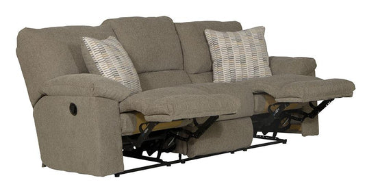 Catnapper - Tyler Reclining Sofa in Pewter/Barley - 1061171028264828 veiw 2