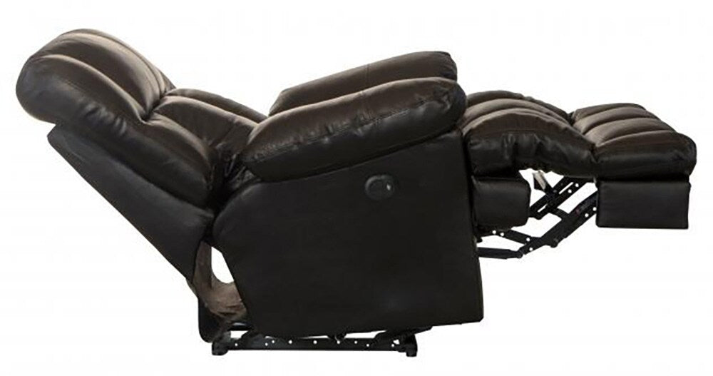 Catnapper - Victor Power Lay Flat Chaise Recliner in Chocolate - 64764-7/1283-09/3083-09 veiw 7