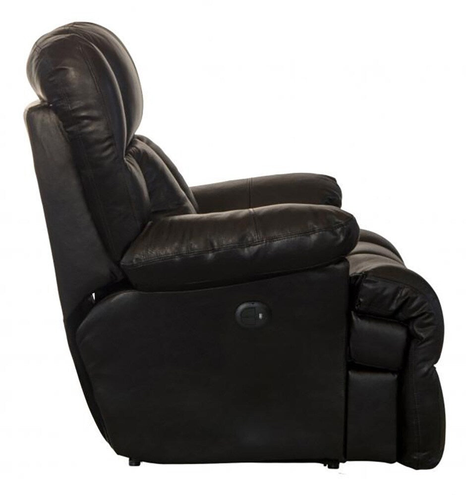 Catnapper - Victor Power Lay Flat Chaise Recliner in Chocolate - 64764-7/1283-09/3083-09 view 5