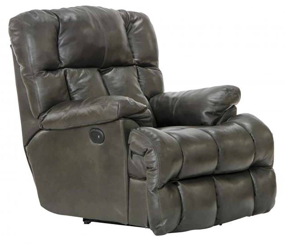 Catnapper - Victor Power Lay Flat Chaise Recliner in Steel - 64764-7/1283-28/3083-28 view 1