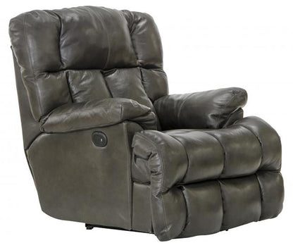 Catnapper - Victor Power Lay Flat Chaise Recliner in Steel - 64764-7/1283-28/3083-28 view 1