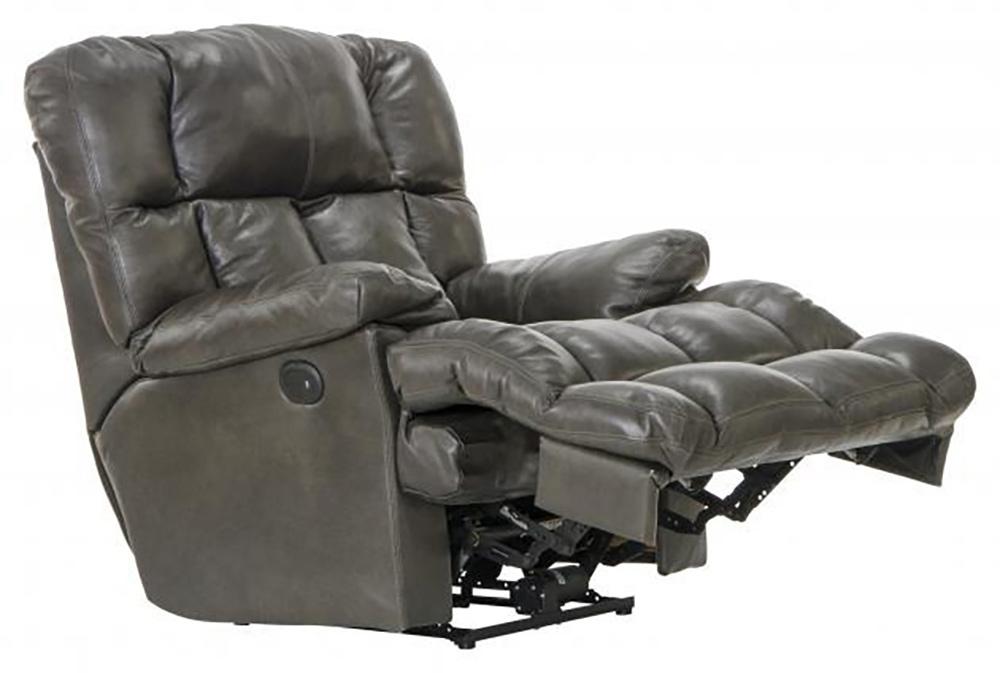 Catnapper - Victor Power Lay Flat Chaise Recliner in Steel - 64764-7/1283-28/3083-28 view 2