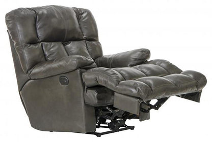 Catnapper - Victor Power Lay Flat Chaise Recliner in Steel - 64764-7/1283-28/3083-28 view 2