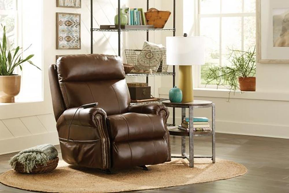 Catnapper - Vito Power Headrest Power Rocker Recliner w/CR3 Heat/Massage/Lumbar in Brown - 64540-2/1269-59/3069-59 veiw 4