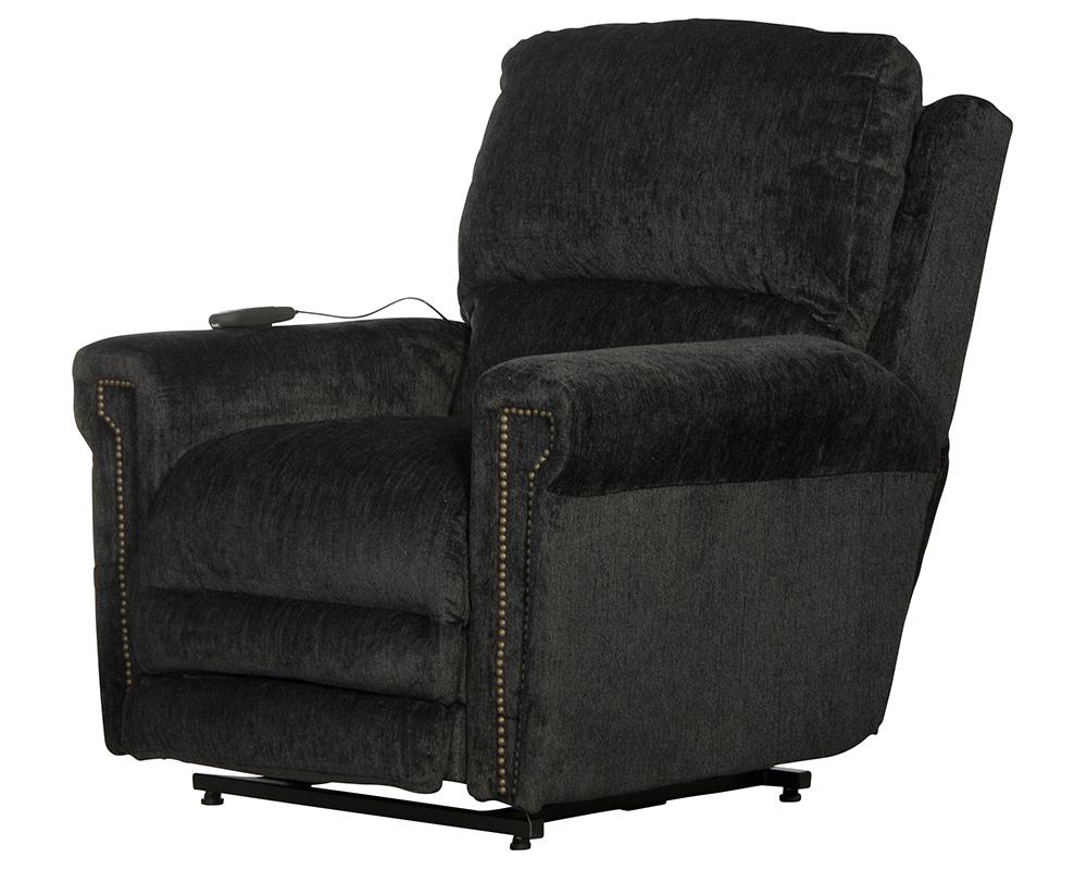 Catnapper - Warner Power Headrest w/Lumbar Power Lift Lay Flat Recliner w/Dual Motor & Extended Ottoman in Slate - 764862/1724-53 view 1