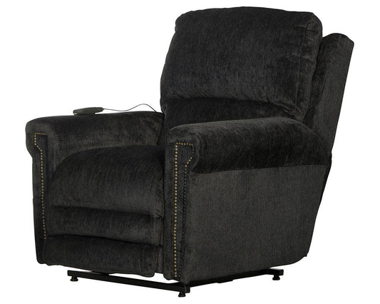 Catnapper - Warner Power Headrest w/Lumbar Power Lift Lay Flat Recliner w/Dual Motor & Extended Ottoman in Slate - 764862/1724-53 view 1