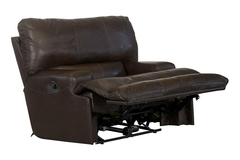 Catnapper - Wembley Lay Flat Recliner in Chocolate - 45807128309308309 veiw 2