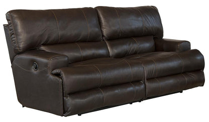Catnapper - Wembley Lay Flat Reclining Sofa in Chocolate - 4581/1283-09/3083-09 view 1