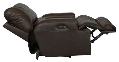 Catnapper - Wembley Power Headrest Power Lay Flat Recliner in Chocolate - 64580-7/1283-09/3083-09 veiw 3