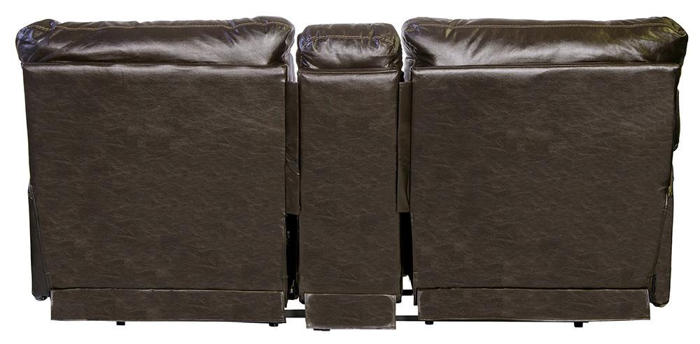 Catnapper - Wembley Power Headrest w/Lumbar Power Lay Flat Reclining Console Loveseat in Steel - 764589/1283-28/3083-28 veiw 3