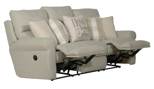 Catnapper - Westport Lay Flat Reclining Sofa in Cement/Linen - 1211/1605-38/2533-16 view 2