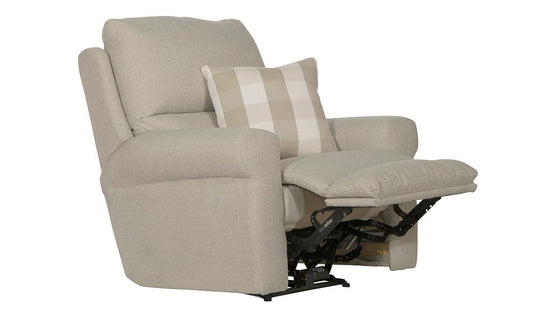 Catnapper - Westport Power Lay Flat Recliner in Cement/Linen - 61210-7/1605-38/2533-16 view 2