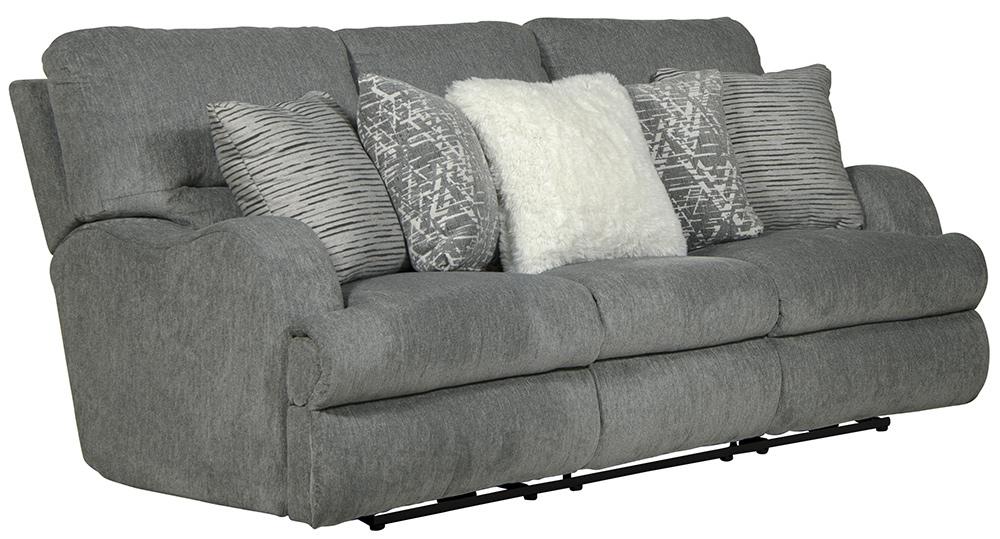 Catnapper - Zane Power Reclining Sofa in Shark/Shark - 63091172428239028 veiw 1