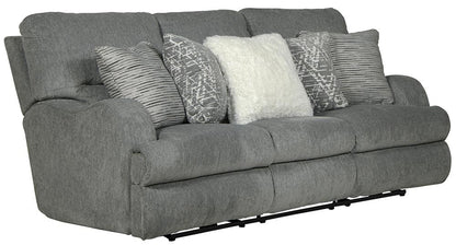 Catnapper - Zane Power Reclining Sofa in Shark/Shark - 63091172428239028 veiw 1