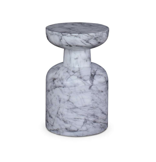 Century Furniture - Carrier and Company Outdoor White, Grey Bailey Outdoor Side Table - C7-D89-3144 veiw 1