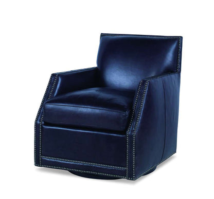 Century Furniture - Bryson Swivel Chair - PLR-12808-STEEL_CLOSEOUT veiw 1