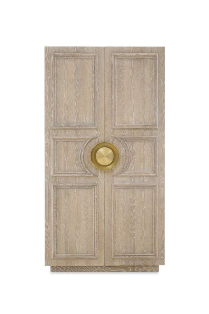 Century Furniture - Cadence Sand Cerused Wardrobe - CA2-726 veiw 3