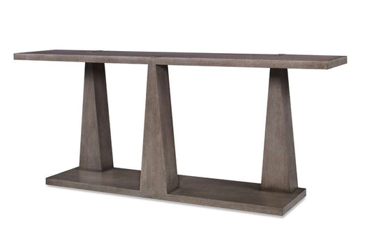 Century Furniture - Casa Bella - Column Console Table (Timber Grey) - C5H-723 veiw 1