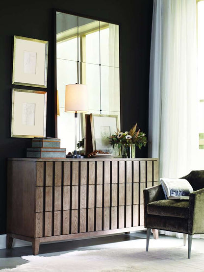 Century Furniture - Casa Bella - Louvered Dresser (Timber Grey) - C5H-205 veiw 3