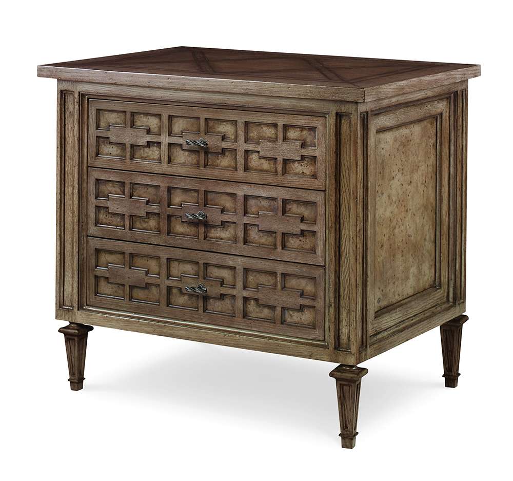 Century Furniture - Casa Bella - Three Drawer Nightstand (Sierra) - C5B-224 veiw 1