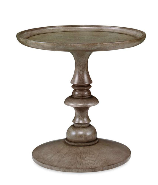 Century Furniture - Casa Bella - Turned Pedestal Table (Timber Grey) - C5H-622 veiw 1