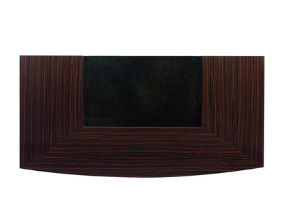 Century Furniture - Century Office - Ebony Desk - Black Leather Top - N3E-701-1 veiw 4