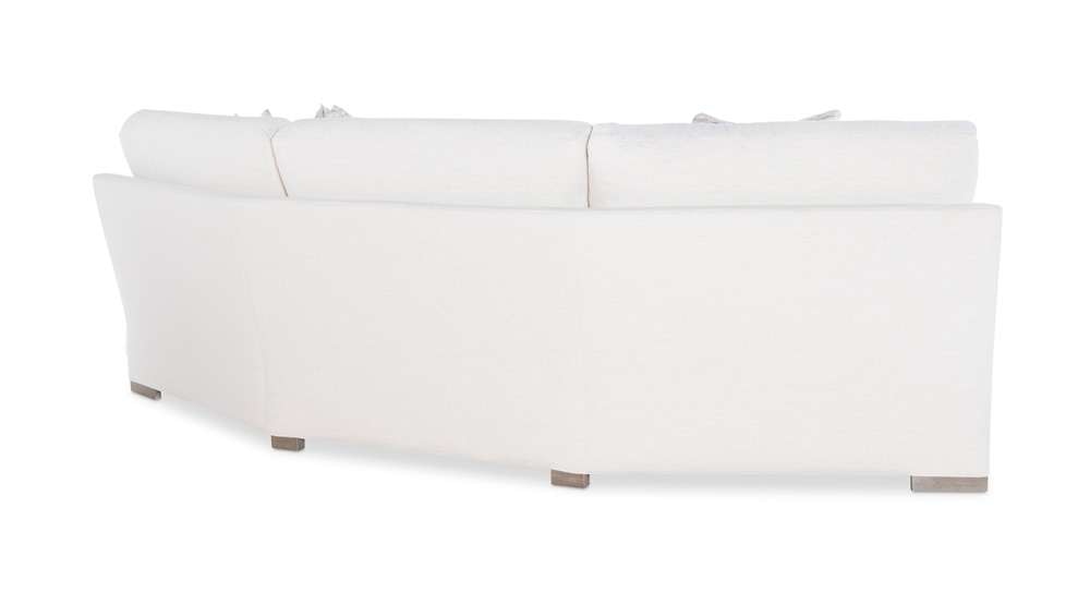 Century Furniture - Century Home Elegance Off-white Charlotte Wedge Sofa - LTD7600-W-V1 veiw 2