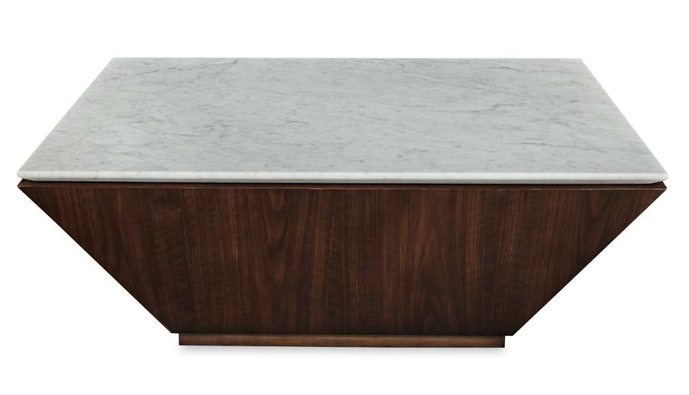 Century Furniture - Compositions Brown, Off-white Compositions Cocktail Table W/Marble Top - C9H-602M veiw 2