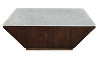 Century Furniture - Compositions Brown, Off-white Compositions Cocktail Table W/Marble Top - C9H-602M veiw 2