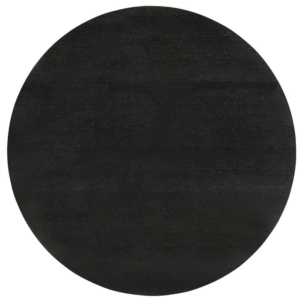 Century Furniture - Corso Black Cerused, Champagne Corso 72 Round Dining Table - C1H-307 veiw 2